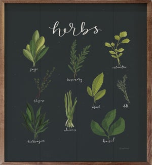Herbs I Dark By Becky Thorns